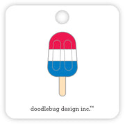 Doodlebug Design - Hometown USA Collection - Collectible Pin - Ice Pop PRE-ORDER