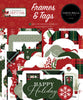 Carta Bella Paper - A Wonderful Christmas Collection - Ephemera - Frames and Tags *LAST CHANCE*