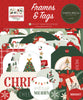 Carta Bella Paper - Christmas Village Collection - Ephemera - Frames And Tags