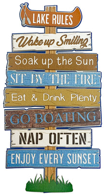 Lake Rules Sign - *NEW*