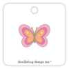Doodlebug Design - Hello Again Collection - Collectible Pins - Butterfly Kisses