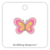 Doodlebug Design - Hello Again Collection - Collectible Pins - Butterfly Kisses *LAST CHANCE*