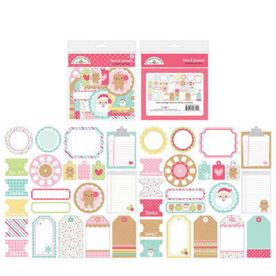 Doodlebug Design - Gingerbread Kisses Collection - Bits and Pieces