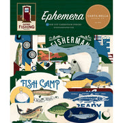 Carta Bella Paper - Gone Fishing Collection - Ephemera - Gone Fishing