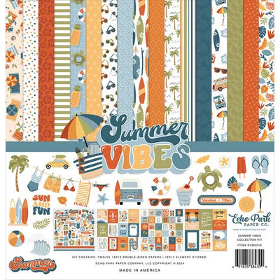 Echo Park - Summer Vibes Collection - 12 X 12 Collection Kit
