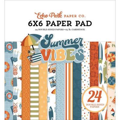 Echo Park - Summer Vibes Collection - 6 x 6 Paper Pad