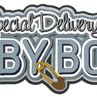 EXCLUSIVE! Echo Park Special Delivery Baby Boy w/ Paper Wizard Title