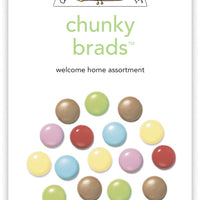 Doodlebug - My Happy Place - Welcome Home Assortment Chunky Brads
