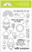Doodlebug - Over the Rainbow - Gnome Sweet Gnome Doodle Stamps
