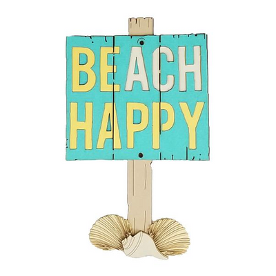Beach Happy Sign