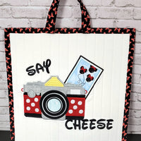 Annie Miller Creative Arts Girl Mousy RED Say Cheese Layout Bag