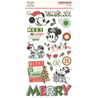 Simple Stories Classic Mouse Christmas 6x12 Chipboard