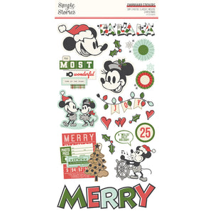 Simple Stories Classic Mouse Christmas 6x12 Chipboard