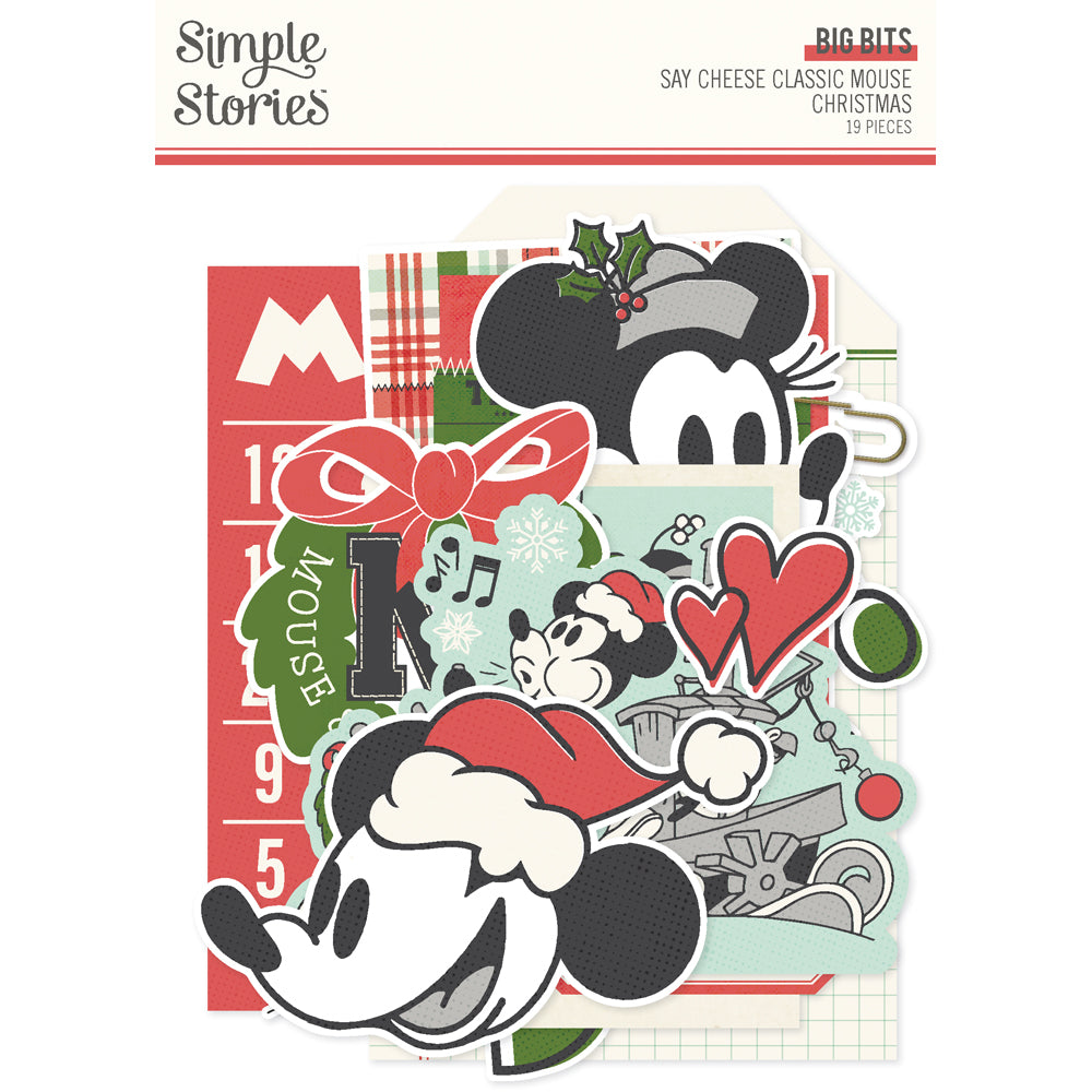 Simple Stories Classic Mouse Christmas Big Bits & Pieces