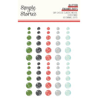 Simple Stories Classic Mouse Christmas Enamel Dots