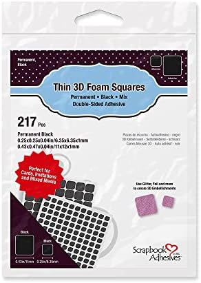 Scrapbook Adhesive 3D Foam Squares - Mixed Size