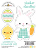 Doodlebug Design - Bunny Hop - Bunny & Friends Stickers