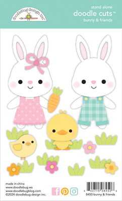 Doodlebug - Bunny Hop - Bunny & Friends Doodle Cuts