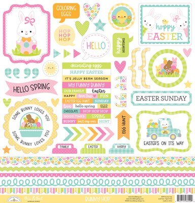 Doodlebug Design - Bunny Hop Collection - Cardstock Stickers - This And That