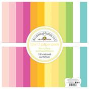 Doodlebug - Bunny Hop - 12x12 Textured Cardstock Asst.