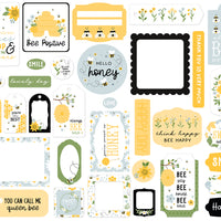 Echo Park - Happy As Can Bee Collection - Frames and Tags