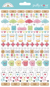 Doodlebug Design - Happy Healing Collection - Puffy Stickers - Icons