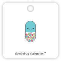 Doodlebug - Happy Healing - Collectible Pins - Happy Pill