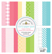 Doodlebug Design - Happy Healing Collection - 12 x 12 Paper Pack - Petite Prints