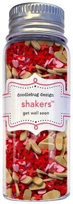 Doodlebug Design - Happy Healing Collection - Shakers - Get Well Soon