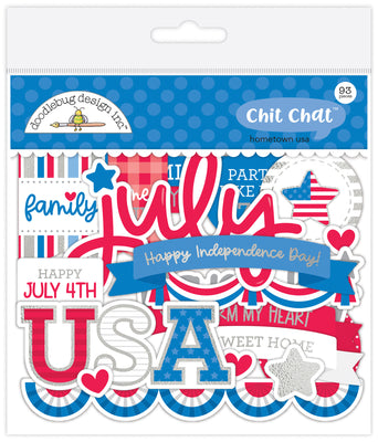 Doodlebug Design - Hometown USA Collection - Chit Chats PRE-ORDER