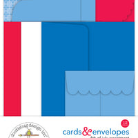 Doodlebug - Hometown USA - Cards and Envelopes