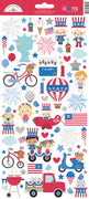 Doodlebug Design - Hometown USA Collection - Icons  PRE-ORDER