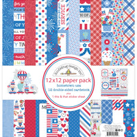 EXCLUSIVE Doodlebug Design - Hometown USA Collection -  12x12 Paper Pack - Collection Pack Bundle PRE-ORDER
