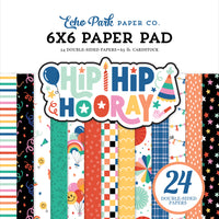 Echo Park - Hip Hip Hooray Collection - 6 x 6 Paper Pad