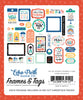 Echo Park - Hip Hip Hooray Collection - Ephemera - Frames And Tags *LAST CHANCE*