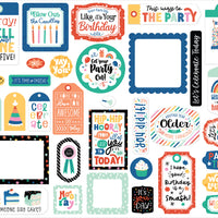 Echo Park - Hip Hip Hooray Collection - Ephemera - Frames And Tags *LAST CHANCE*