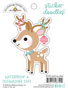 Doodlebug Design - Tinsel Time Collection - Stickers Doodles - Darling Deer