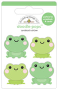 Doodlebug Design - Butterfly Kisses Collection - hoppy to see you doodle-pops