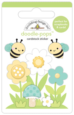 Doodlebug Design - Bee Happy Collection - bee-utiful garden doodle-pops