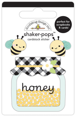 Doodlebug Design - Bee Happy Collection - honey bees shaker-pop