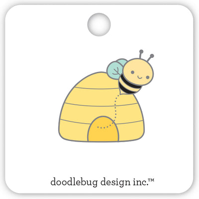 Doodlebug Design - Bee Happy Collection - honey bee collectible pins