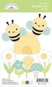 Doodlebug Design - Bee Happy Collection - busy bee doodle cuts