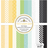 Doodlebug Design - Bee Happy Collection - bee happy petite prints assortment pack
