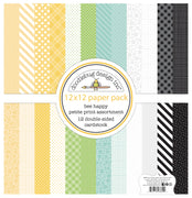 Doodlebug Design - Bee Happy Collection - bee happy petite prints assortment pack
