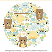 Doodlebug Design - Bee Happy Collection - bee happy shadow box kit