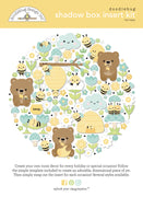 Doodlebug Design - Bee Happy Collection - bee happy shadow box kit