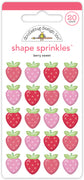 Doodlebug Design - Berry Sweet Collection - Shape Sprinkles
