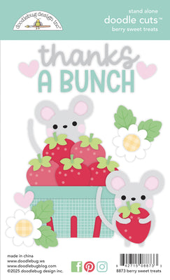 Doodlebug Design - Berry Sweet Collection - sweet treats doodle cuts