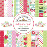 Doodlebug Design - Berry Sweet Collection - 6x8 paper pad