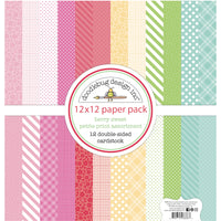 Doodlebug Design - Berry Sweet Collection - petite prints assortment pack